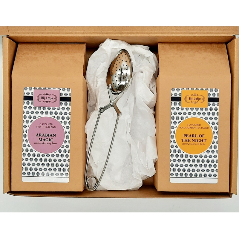 1001 Nacht Cadeauset met Theeknijper 1001 Nacht Cadeauset met Theeknijper
